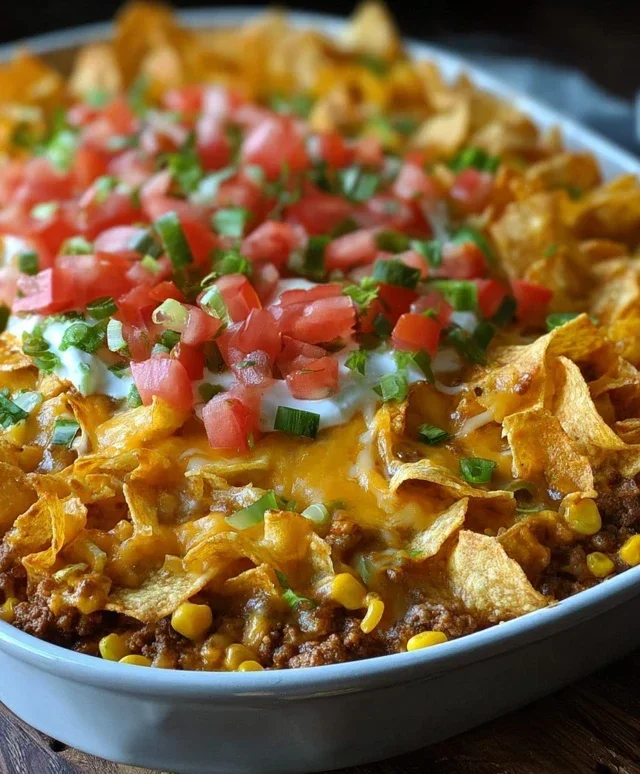 Walking Taco Casserole