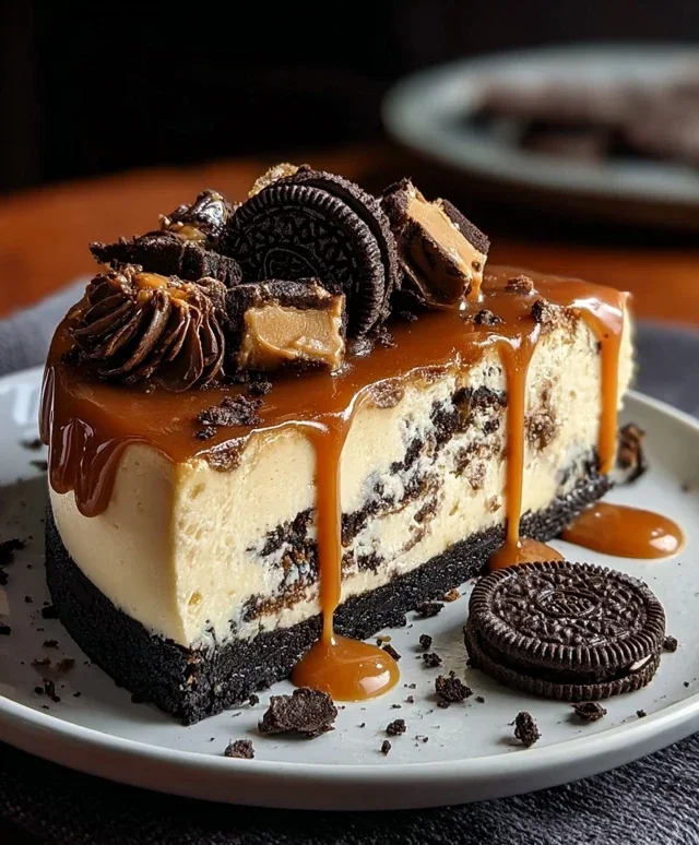 Oreo & Caramel Cheesecake