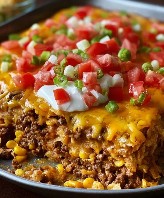 Walking Taco Casserole