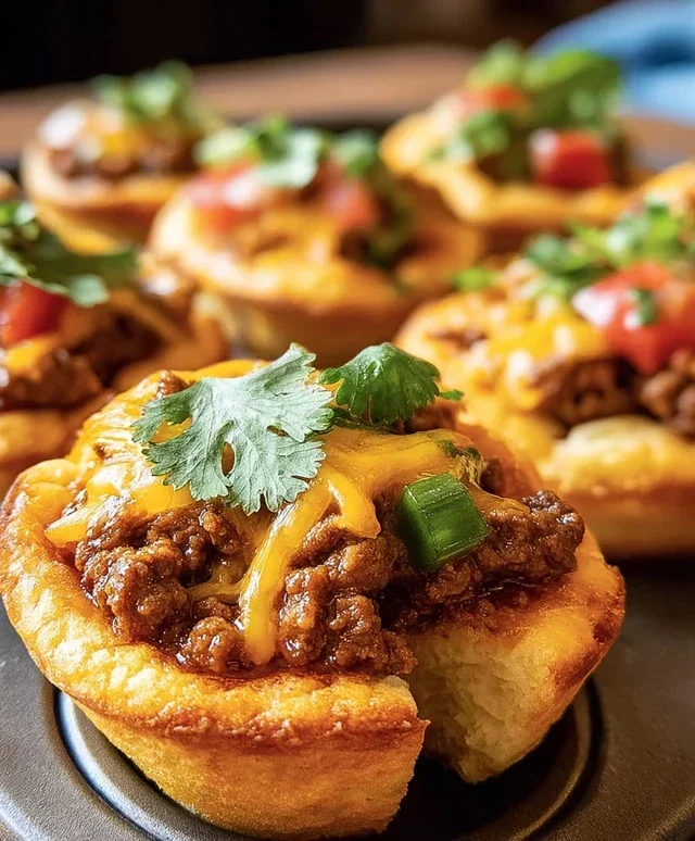 Taco Biscuit Cups