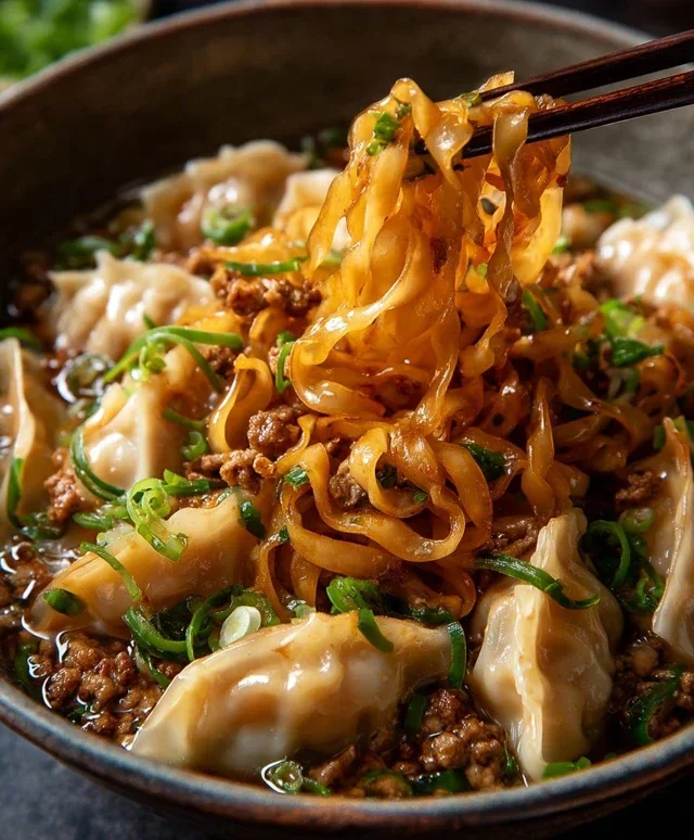 Potsticker Noodle Bowl