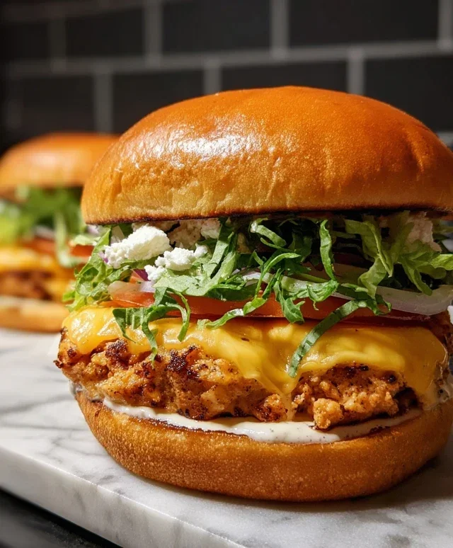 Ground Chicken Smash Burgers