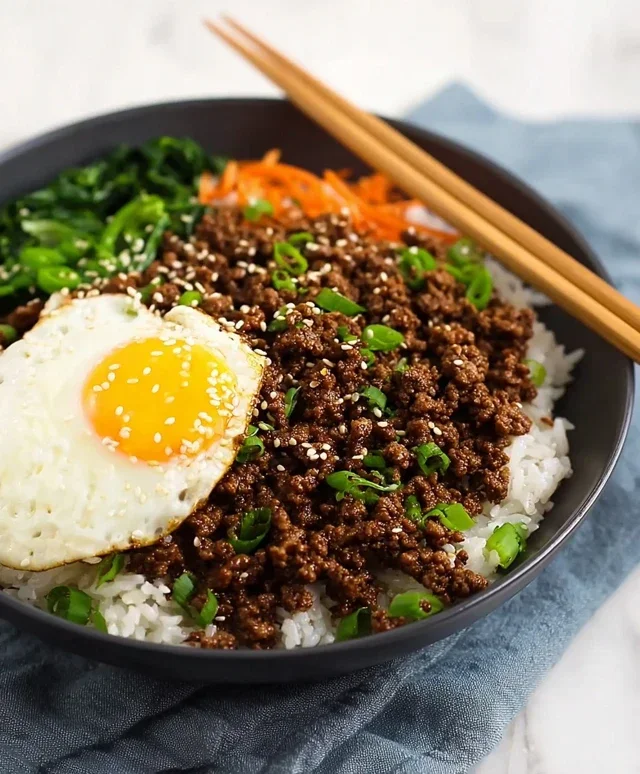 Korean Ground Beef Bowl (25-Minutes)