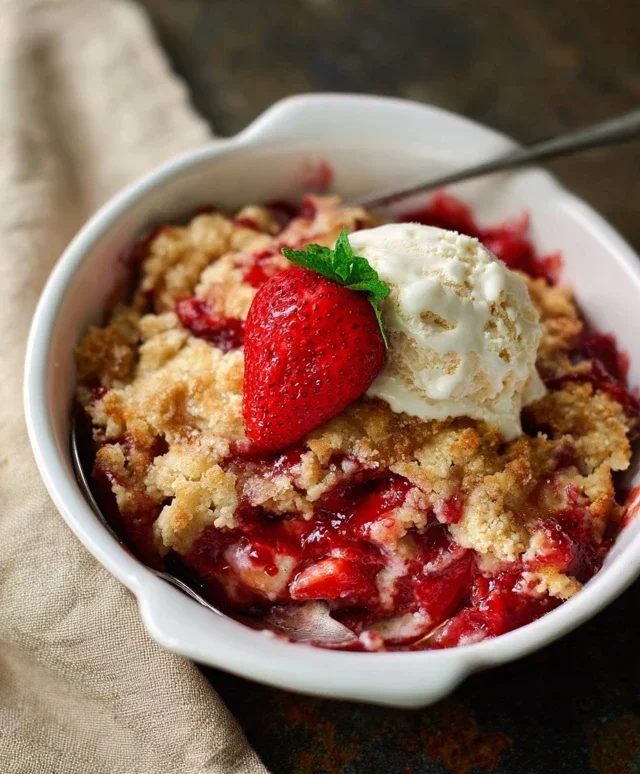 Strawberry Cobbler