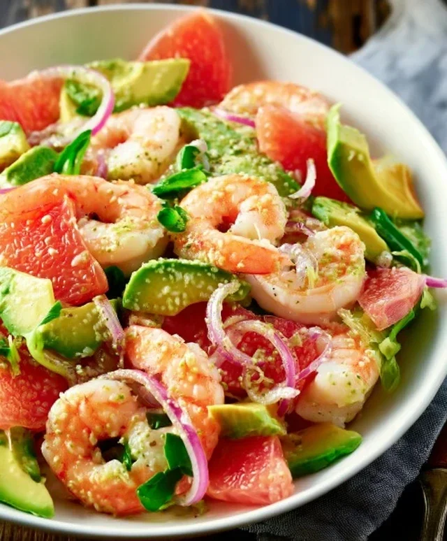 Citrus Shrimp Avocado Salad