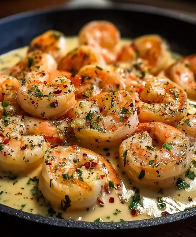 Creamy Garlic Shrimp