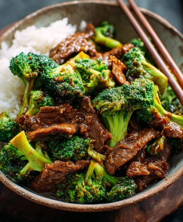 Chinese Beef and Broccoli (牛肉炒西兰花)