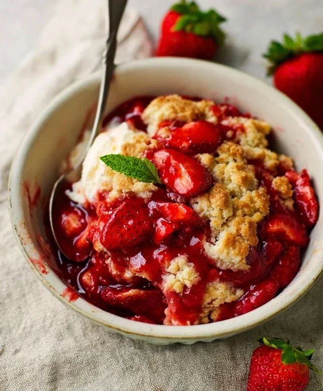 Strawberry Cobbler