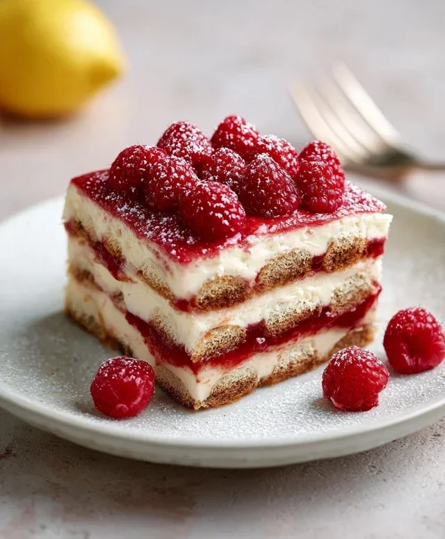 Raspberry Tiramisu