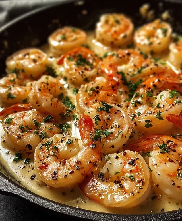 Creamy Garlic Shrimp