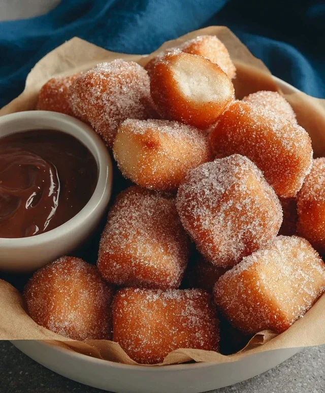 Sweet Air Fryer Churro Bites Recipe