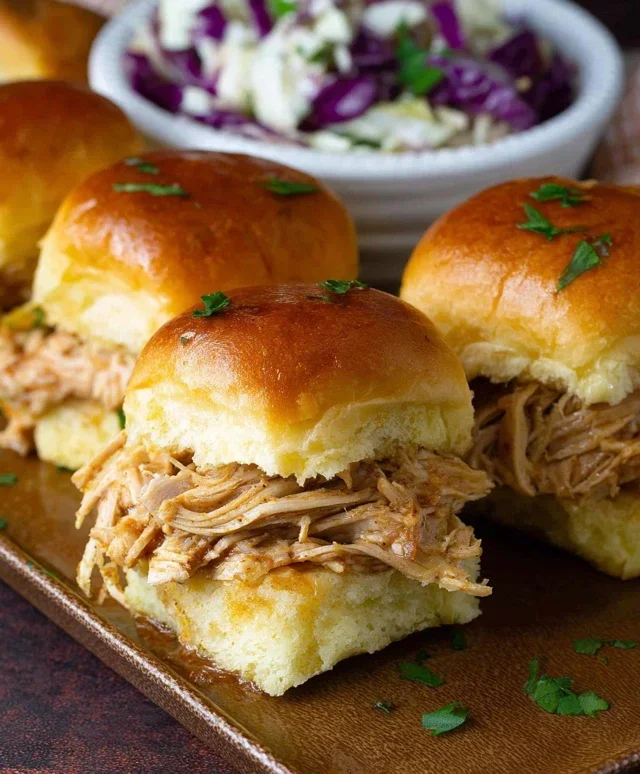 Crock Pot Mississippi Chicken Sliders