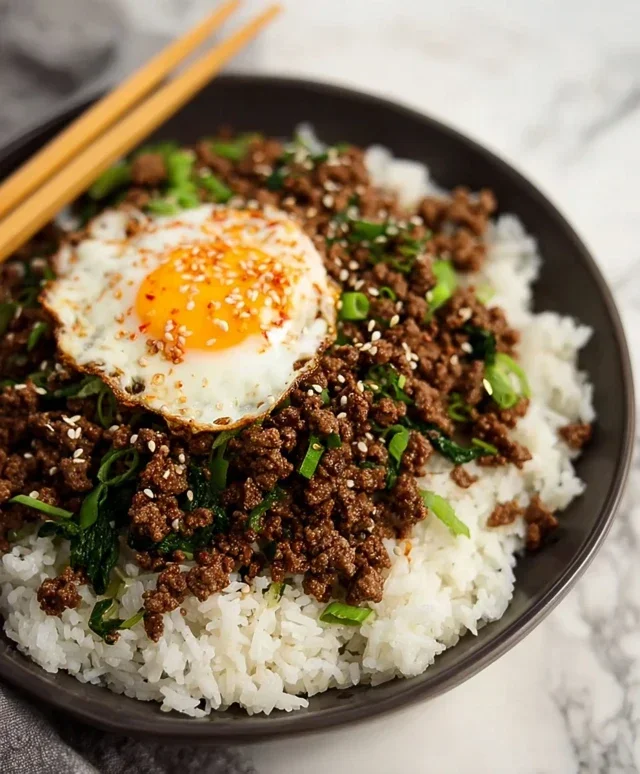 Korean Ground Beef Bowl (25-Minutes)