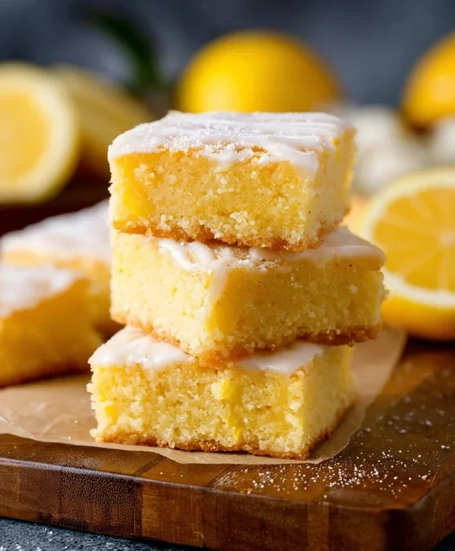 Easy Lemon Brownies Recipe