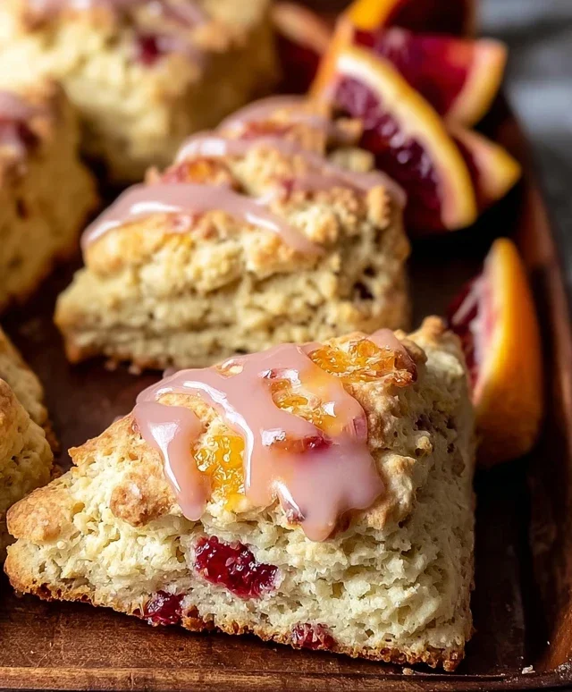 Blood Orange Scones