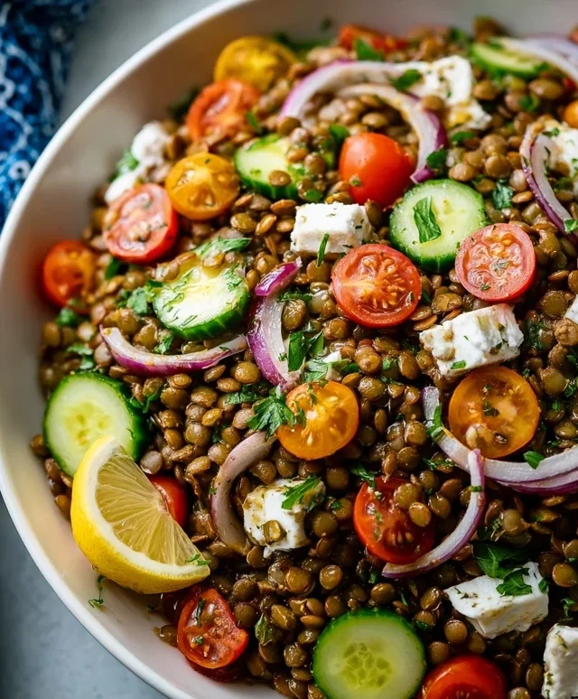 Mediterranean Lentil Salad