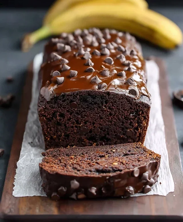 Healthy Chocolate Banana Bread