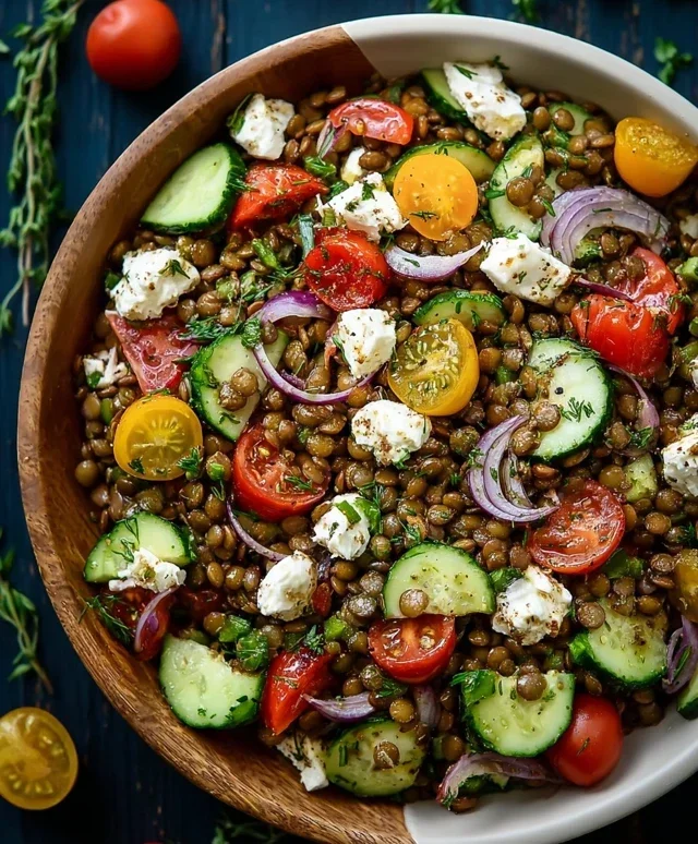 Mediterranean Lentil Salad