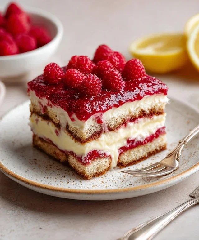 Raspberry Tiramisu