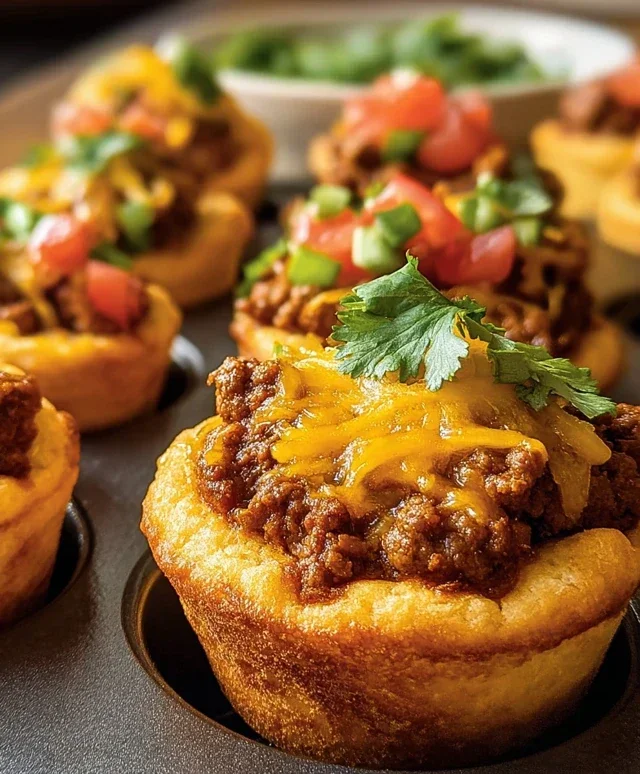 Taco Biscuit Cups