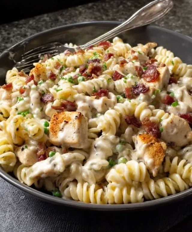 Chicken Beef Beef Bacon Ranch Pasta