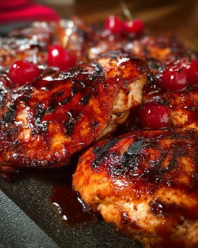 Cherry Dr. Pepper Grilled Chicken