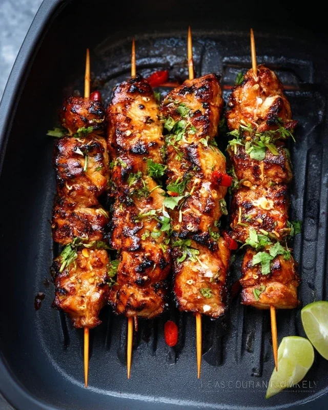 Bang Bang Chicken Skewers