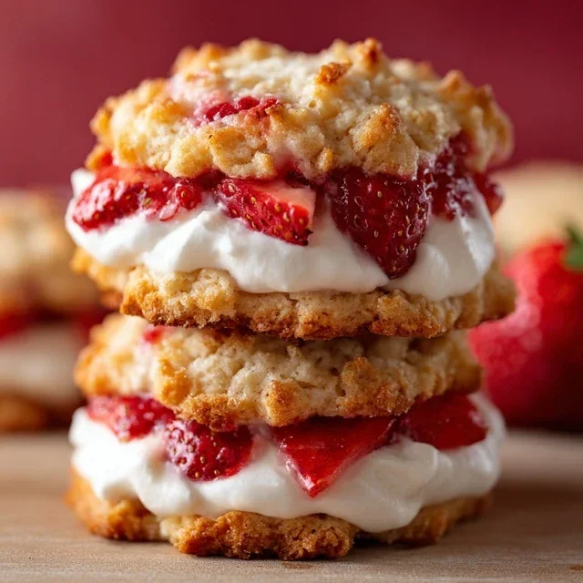 Strawberry Shortcake Cookies