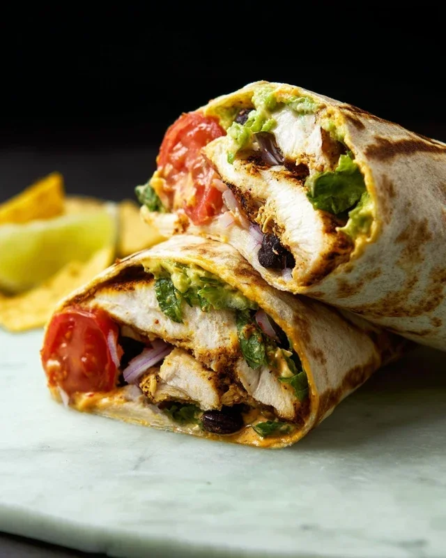 Chipotle Ranch Grilled Chicken Burrito