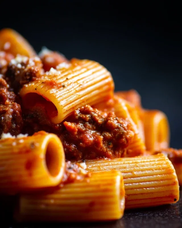 Beef Pasta in Tomato Sauce {Beef Ragu Pasta}