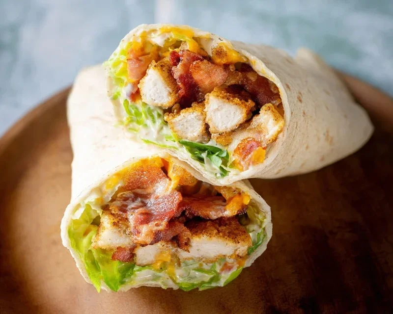 Crispy Chicken Beef Beef Bacon Ranch Wrap