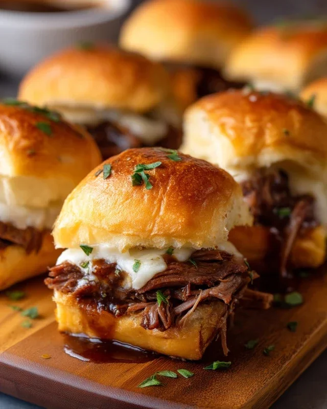 Easy French Dip Sliders Recipe