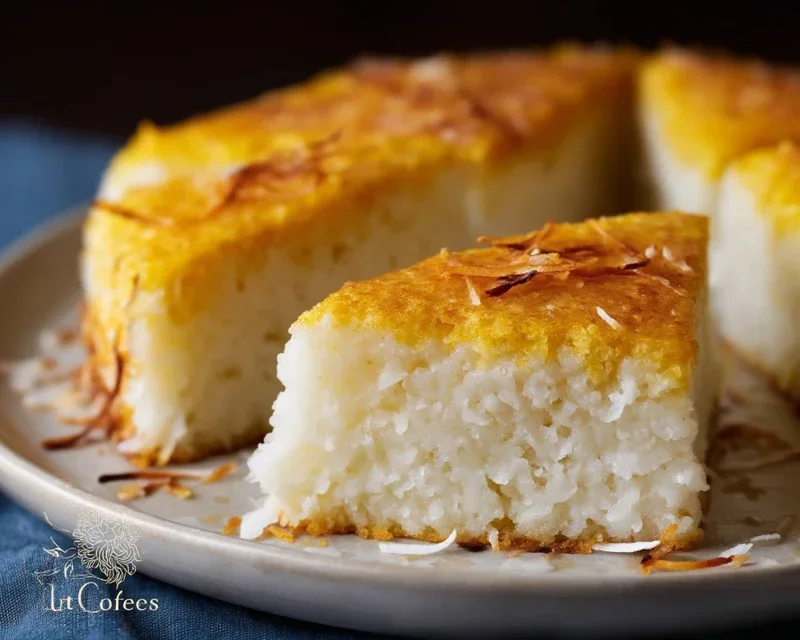 Sticky Coconut Cake