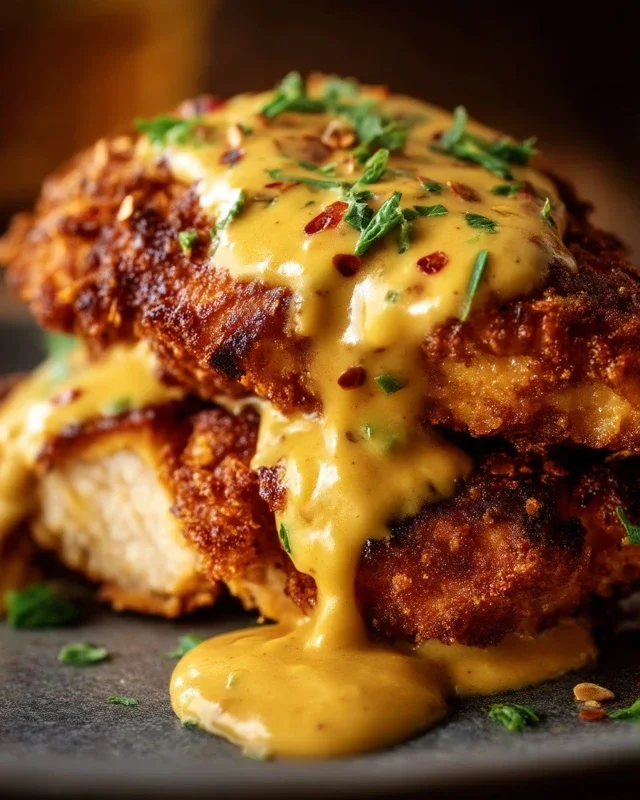 Pretzel Chicken with Mustard-Cheddar Sauce: An Amazing Ultimate Recipe