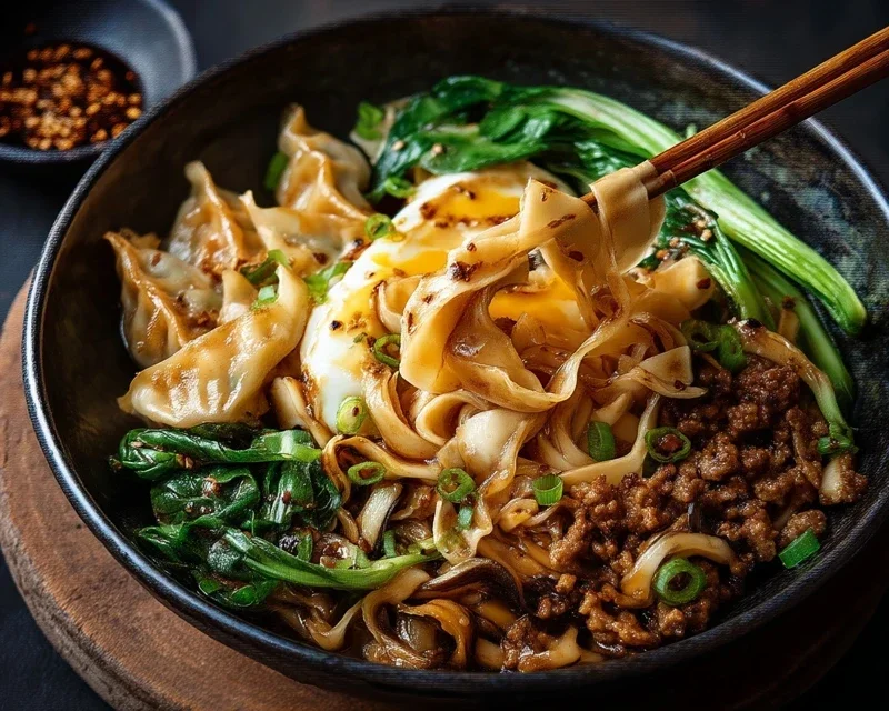 Potsticker Noodle Bowl