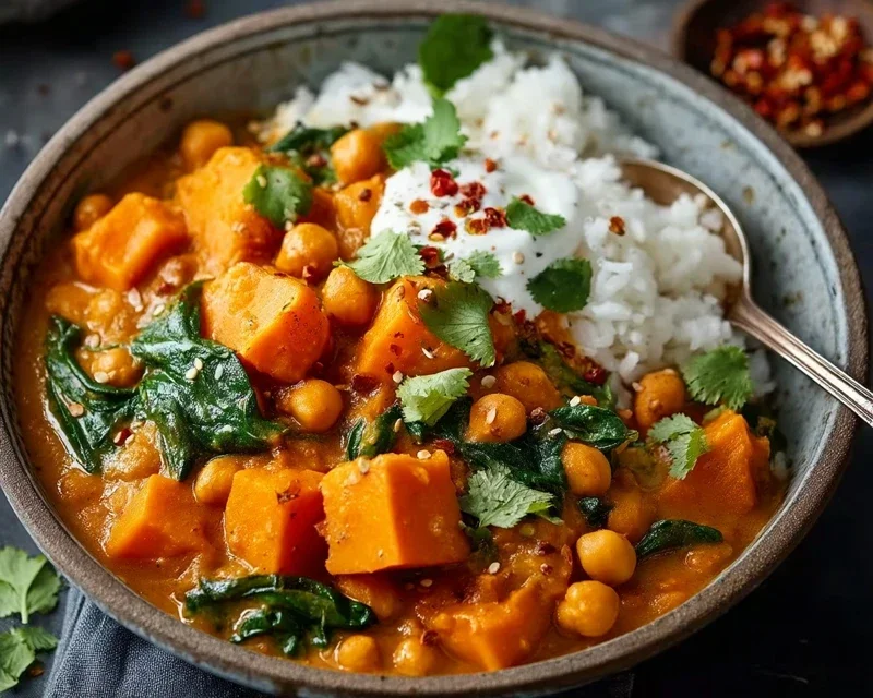 Sweet Potato and Chickpea Curry