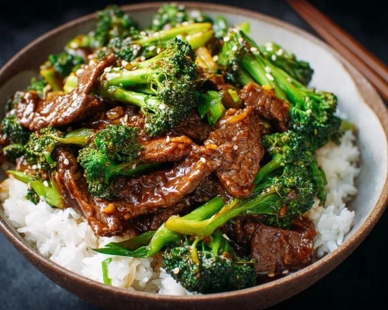Chinese Beef and Broccoli (牛肉炒西兰花)