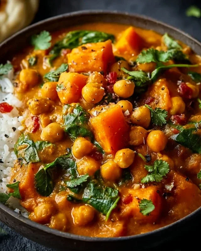 Sweet Potato and Chickpea Curry