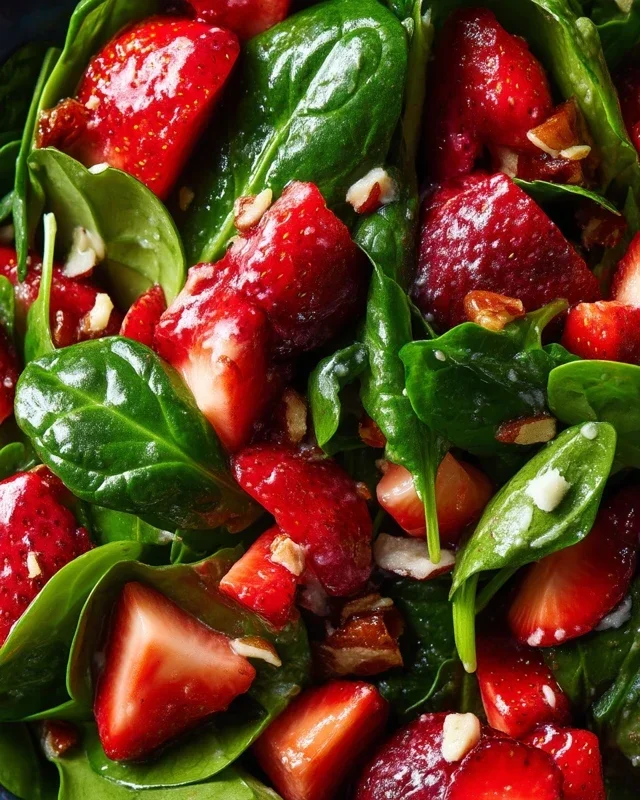 15-Minute Strawberry Spinach Salad