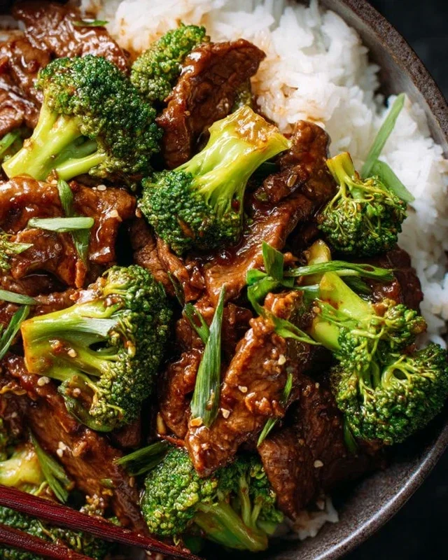 Chinese Beef and Broccoli (牛肉炒西兰花)