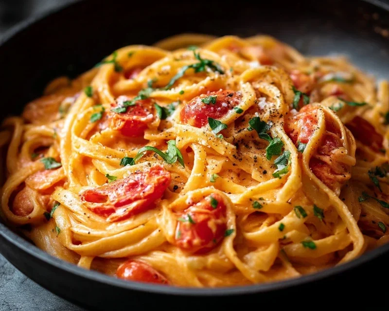 Easy One Pot Creamy Tomato Pasta
