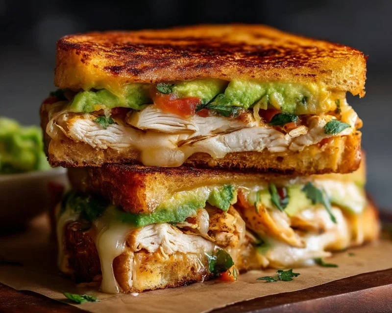 Chicken Avocado Melt Sandwich