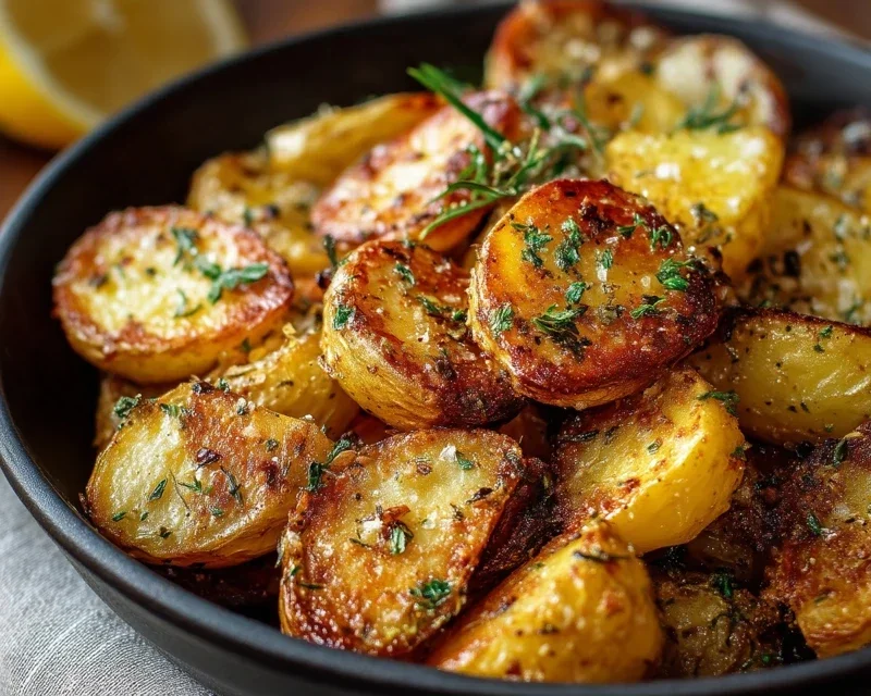 Authentic Greek Potatoes: Crispy Lemon Perfection!