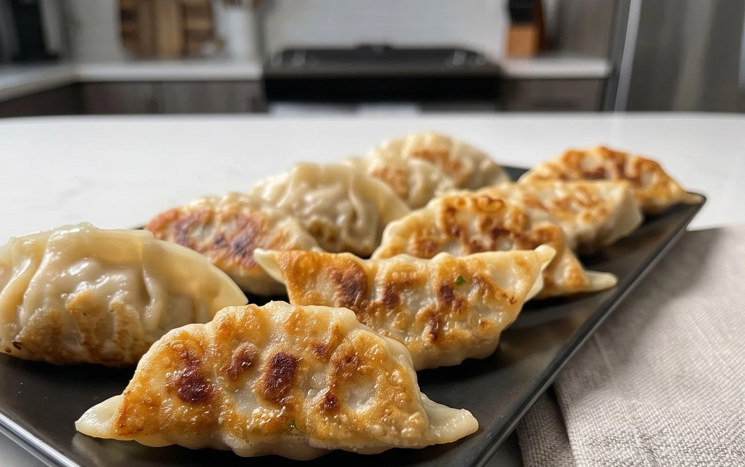 Chicken Potstickers (Pan Fried Dumplings)