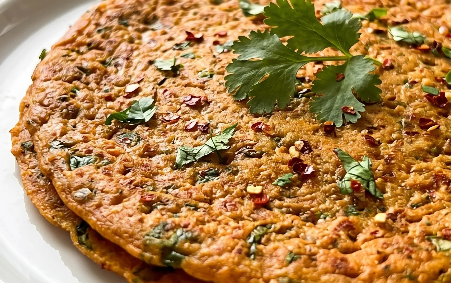 Masoor Dal Chilla | Savory Red Lentil Pancakes