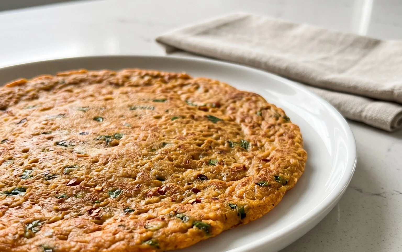 Masoor Dal Chilla | Savory Red Lentil Pancakes