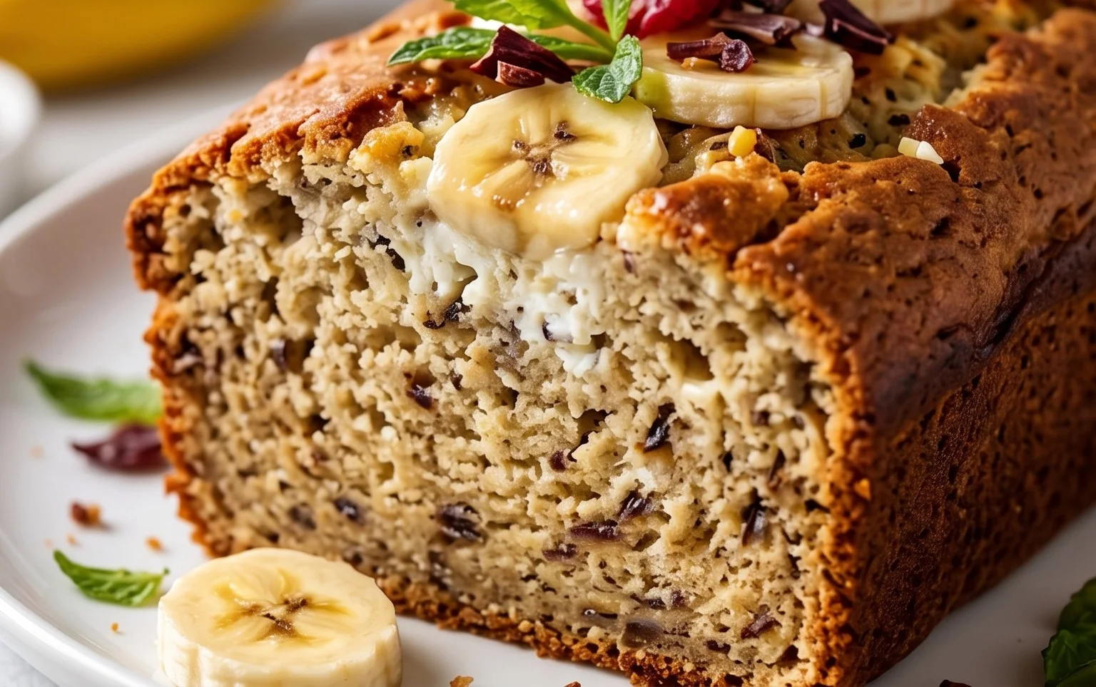 Cottage Cheese Banana Bread