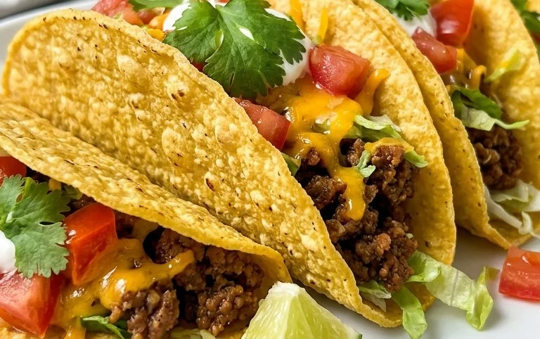 Crispy Ground Beef Tacos