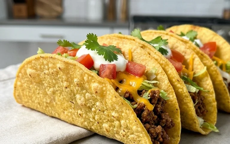 Crispy Ground Beef Tacos