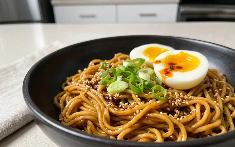 Easy Saucy Ramen Noodles